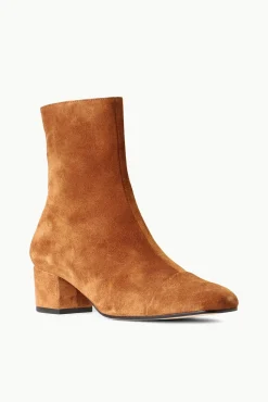 AIMEE SHORT BOOT TAN SUEDE