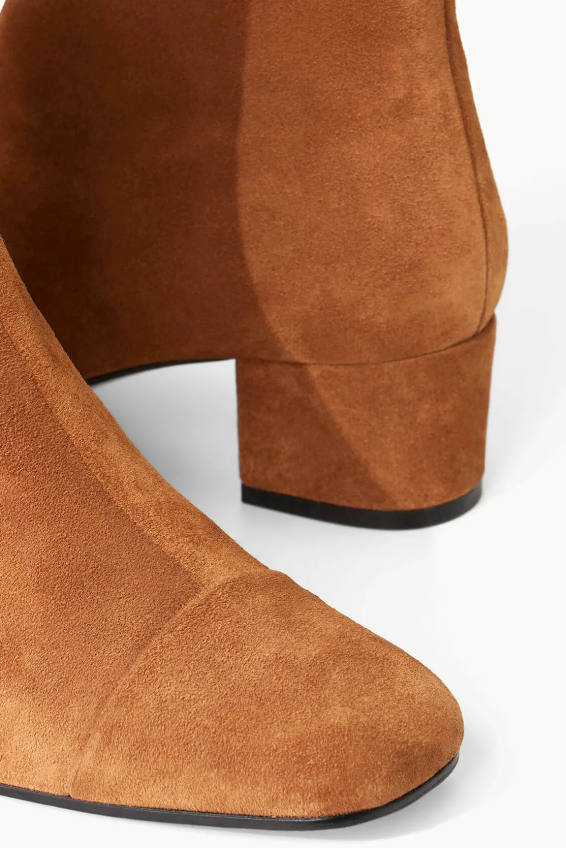 AIMEE SHORT BOOT TAN SUEDE