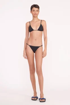 ALEXIS TRIANGLE TOP  BLACK