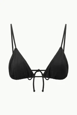 ALEXIS TRIANGLE TOP BLACK