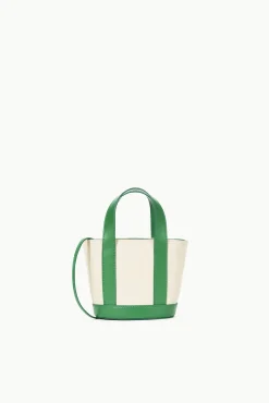 ALLORA MICRO TOTE CREAM LEAF