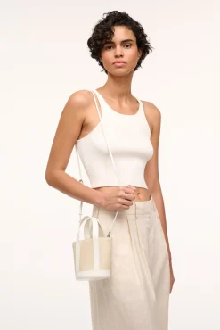 ALLORA MICRO TOTE  CREAM PAPER
