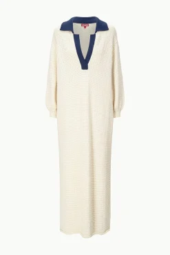 ALTEA DRESS IVORY NAVY