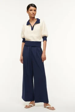 ALTEA SWEATER  IVORY NAVY