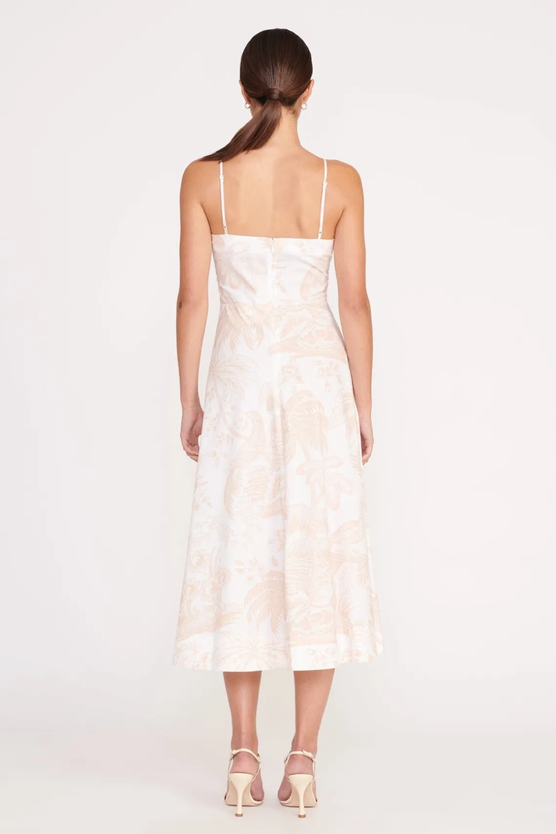 AMARANTH DRESS IVORY BEIGE TOILE