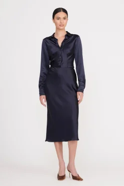 ANGELA SKIRT NAVY