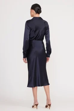 ANGELA SKIRT  NAVY
