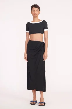 ANGELICA COVERUP SKIRT BLACK