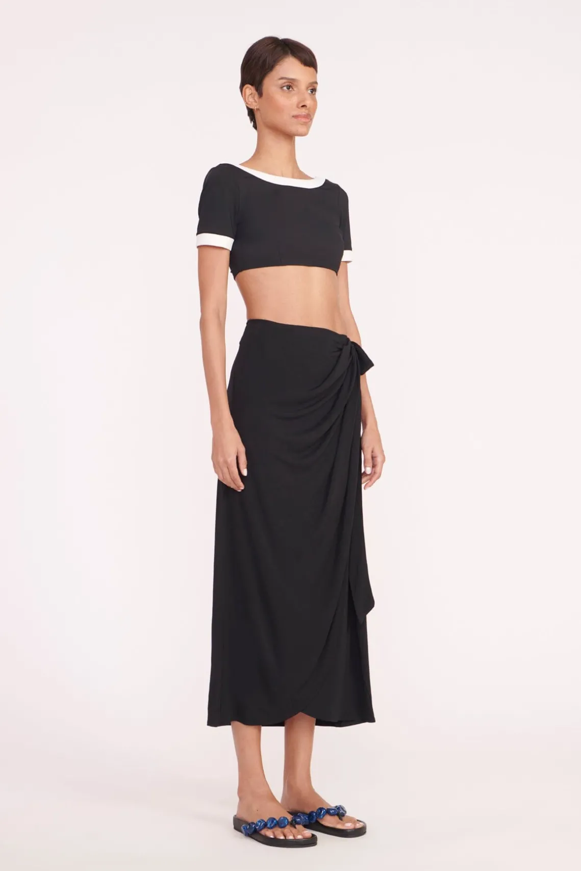 ANGELICA COVERUP SKIRT BLACK
