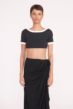 ANGELICA COVERUP SKIRT BLACK