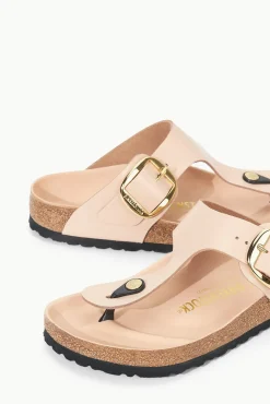 BIRKENSTOCK GIZEH BIG BUCKLE SANDAL HIGH SHINE NEW BEIGE