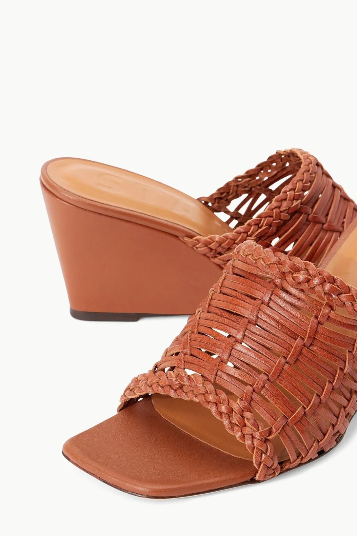 BLAIR WOVEN WEDGE TAN