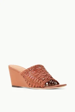 BLAIR WOVEN WEDGE TAN