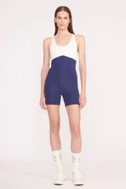 BOUNCE SHORT UNITARD NAVY IVORY