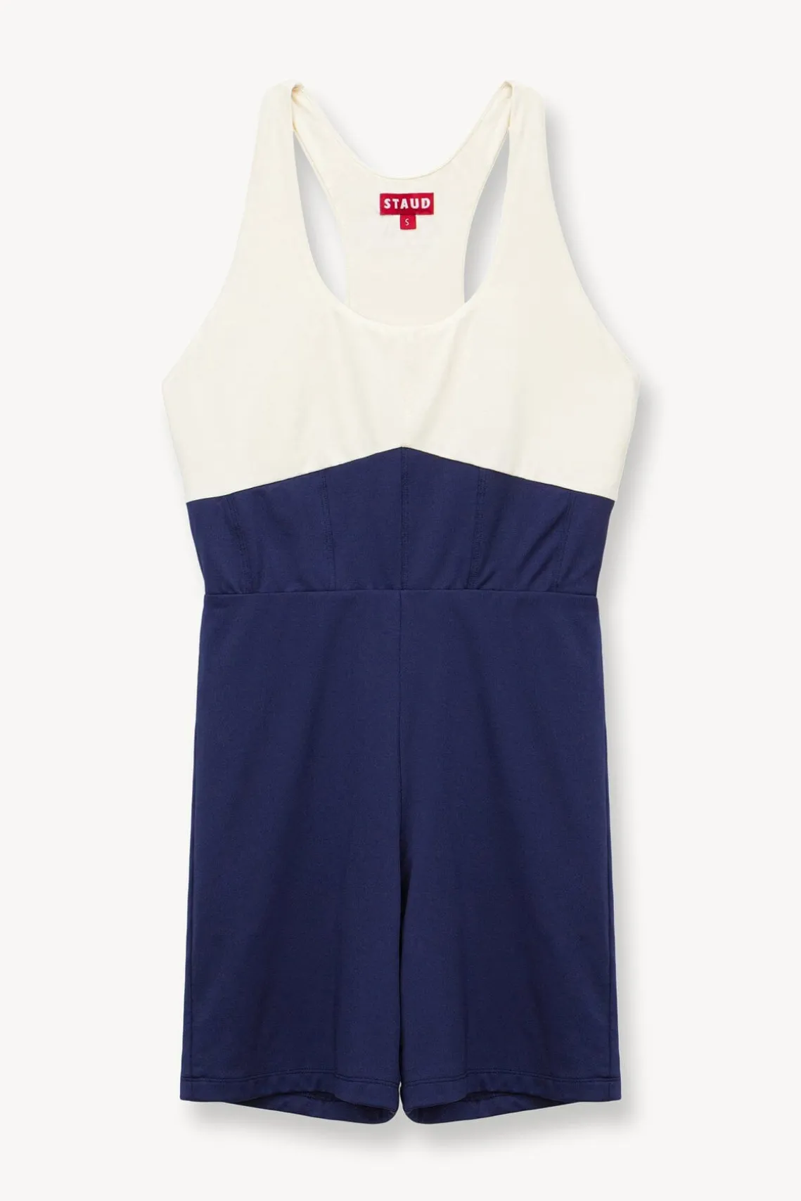 BOUNCE SHORT UNITARD NAVY IVORY
