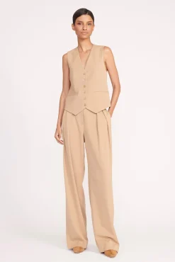 BRETT VEST  CAMEL