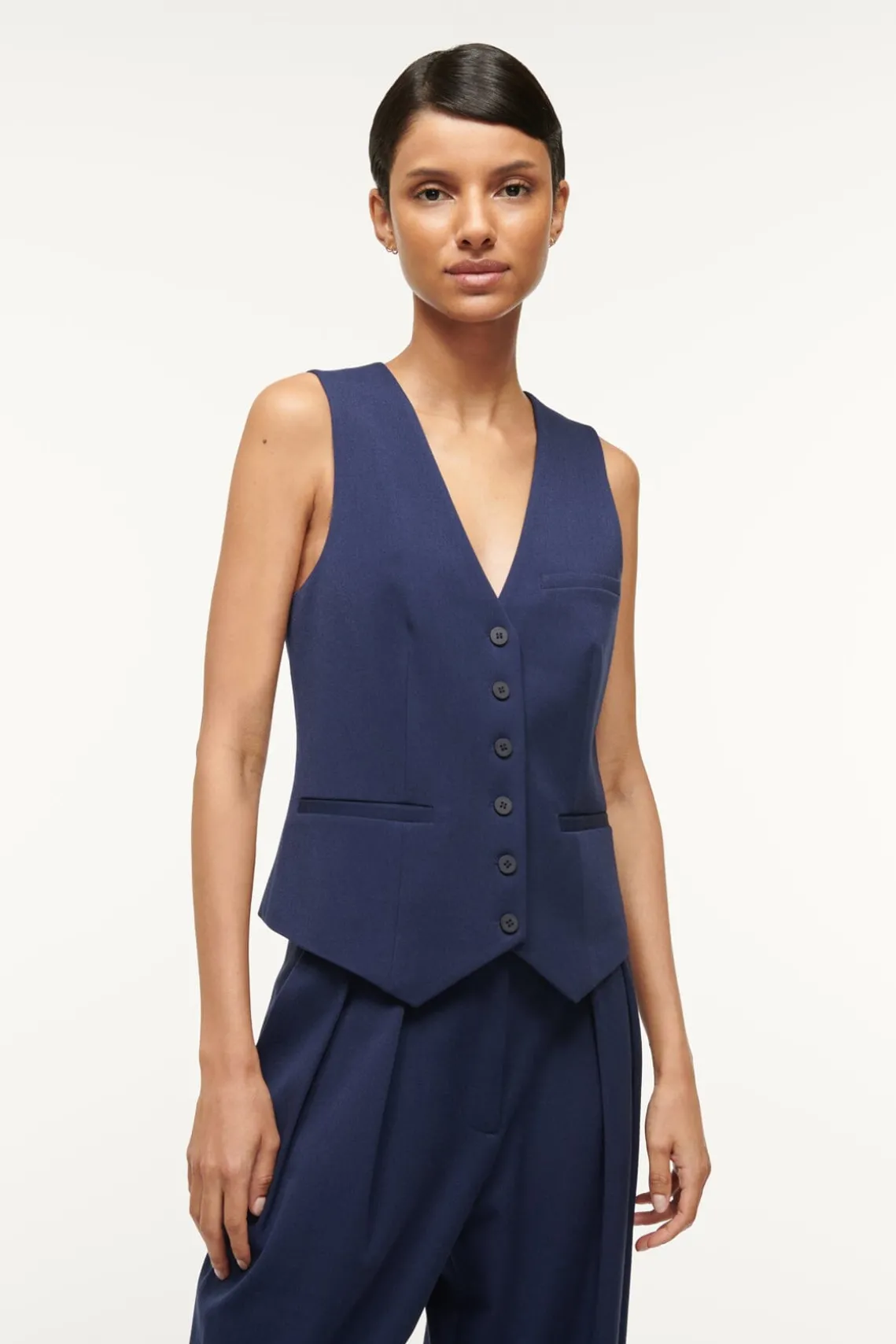 BRETT VEST NAVY