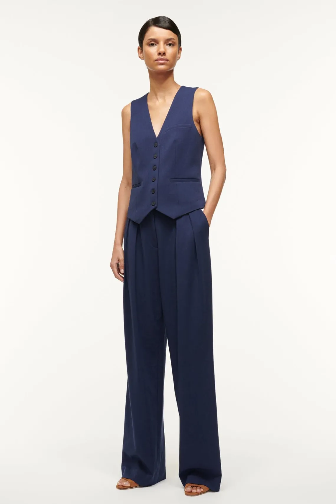BRETT VEST NAVY