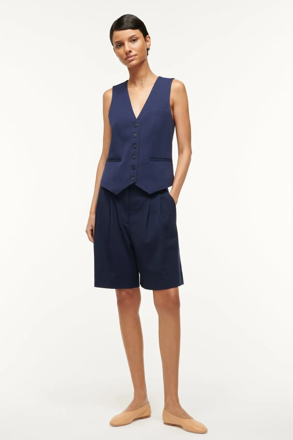 BRETT VEST NAVY
