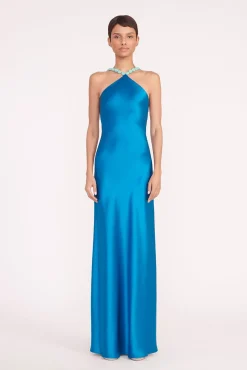 CADENCE DRESS ISLAND BLUE
