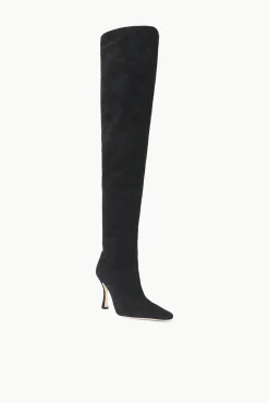 CAMI OVER THE KNEE BOOT BLACK SUEDE