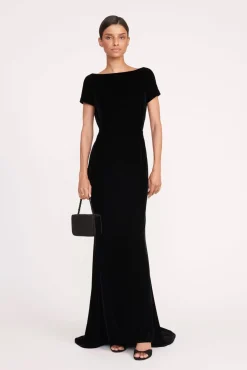 CARMEN BEADED BOX BAG  BLACK