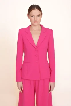 CARSON BLAZER MAGENTA