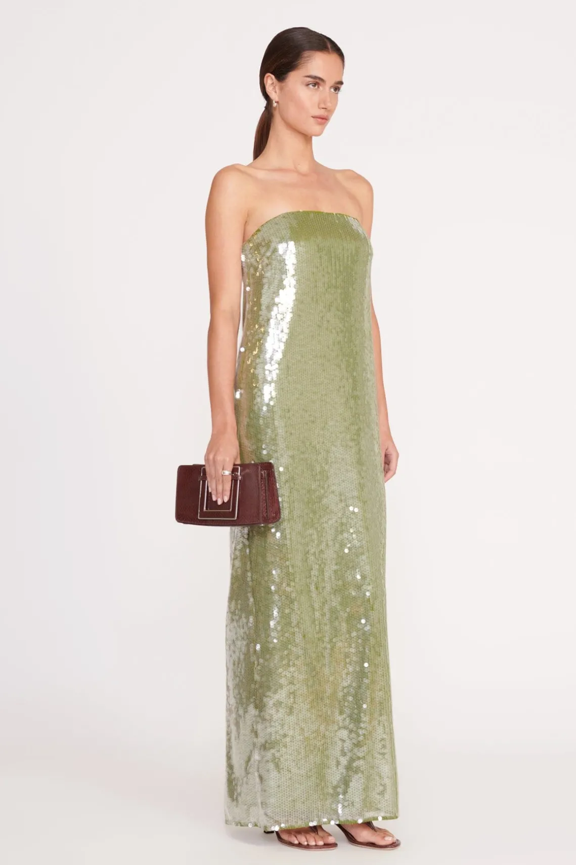 CASEY DRESS GARDEN MOSS