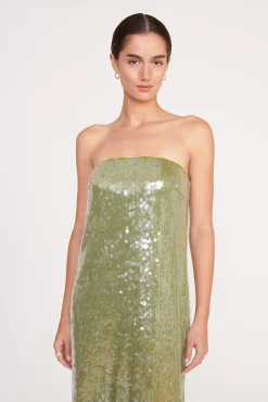 CASEY DRESS GARDEN MOSS