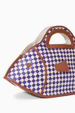 CLEO FISH BASKET BAG COCONUT CHECK