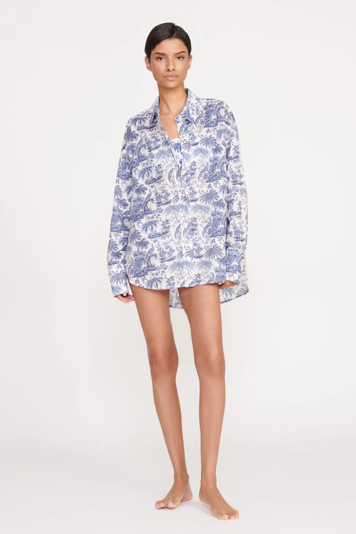 COLTON SHIRT BLUE TOILE