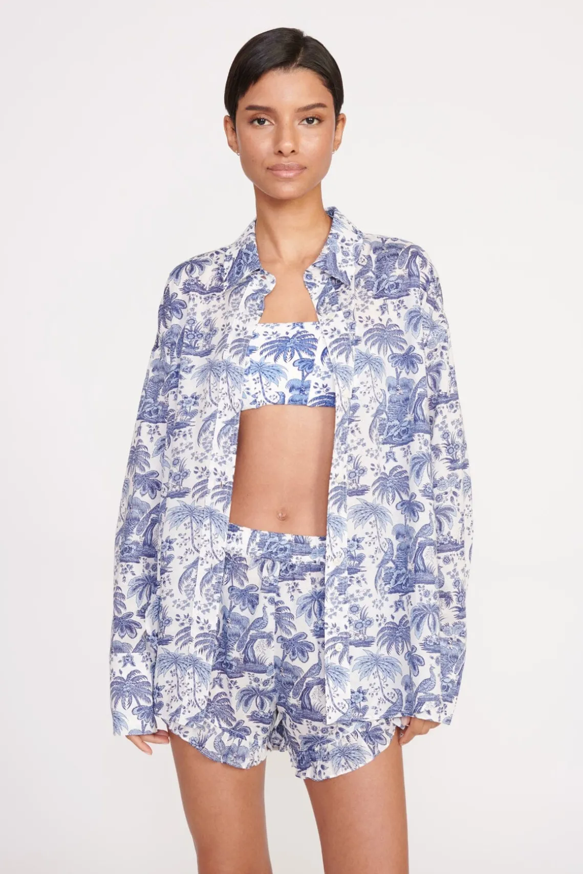 COLTON SHIRT BLUE TOILE