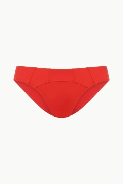CORSAGE BIKINI BOTTOM RED ROSE
