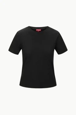 CREW NECK T SHIRT BLACK