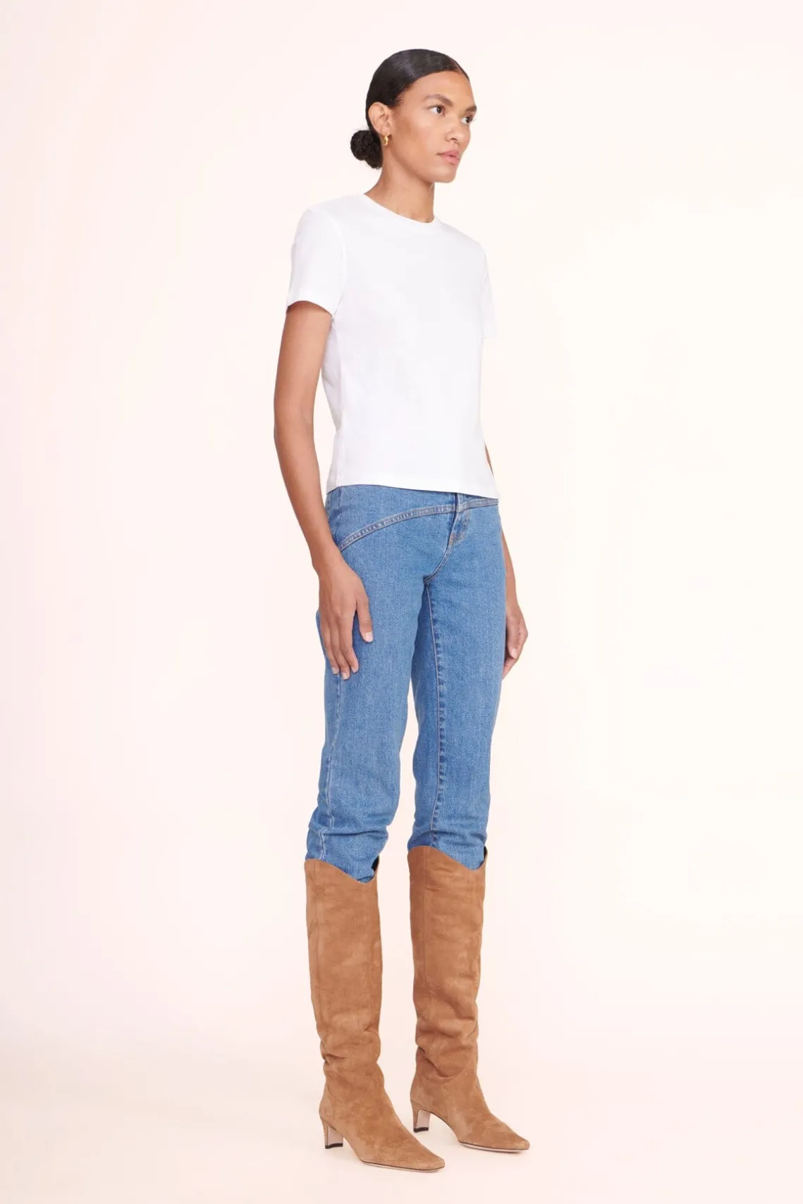 CREW NECK T SHIRT WHITE