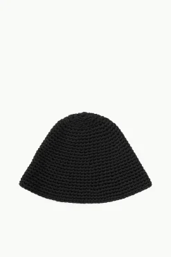 CROCHET HAT BLACK
