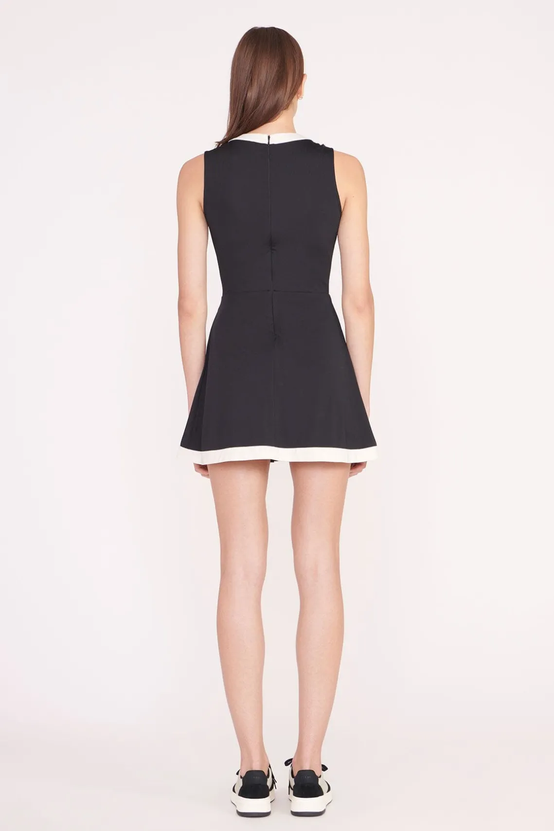 CROSS-COURT DRESS BLACK IVORY