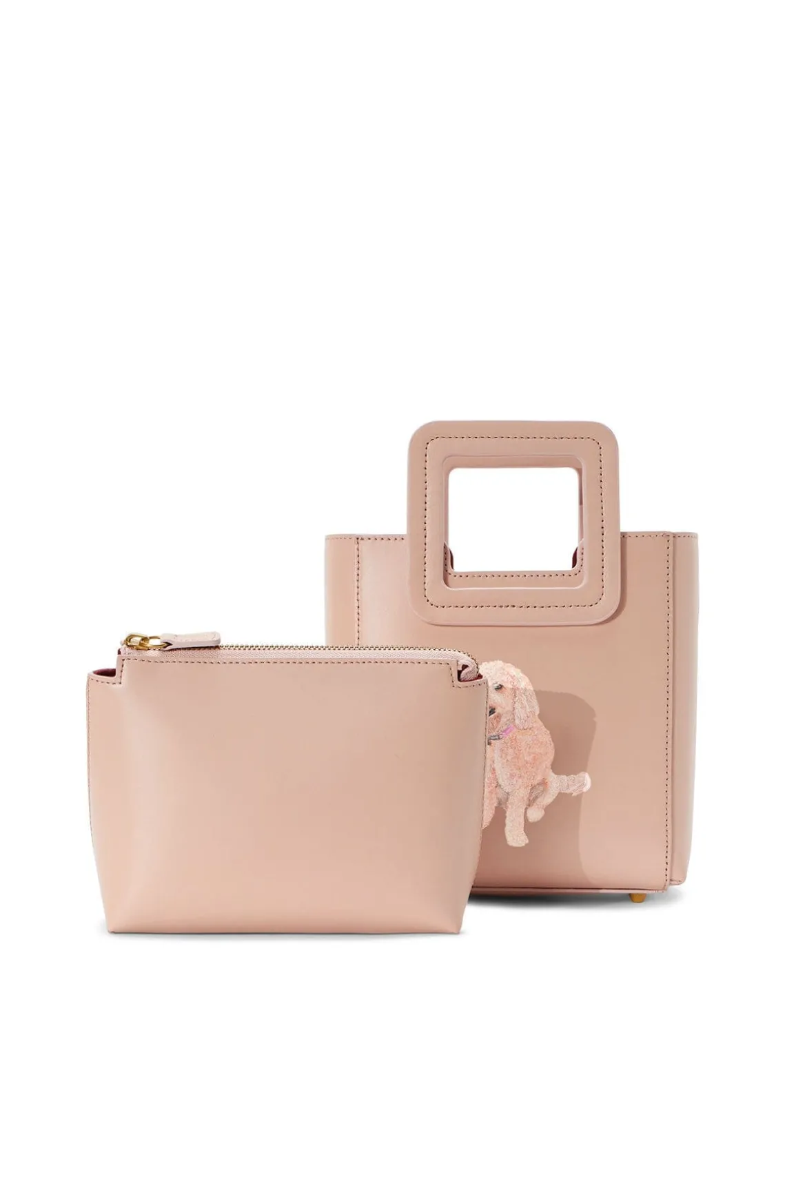 CUSTOM MINI SHIRLEY LEATHER BAG BLUSH