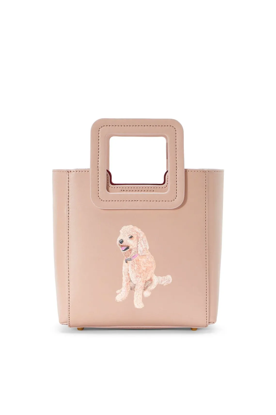 CUSTOM MINI SHIRLEY LEATHER BAG BLUSH