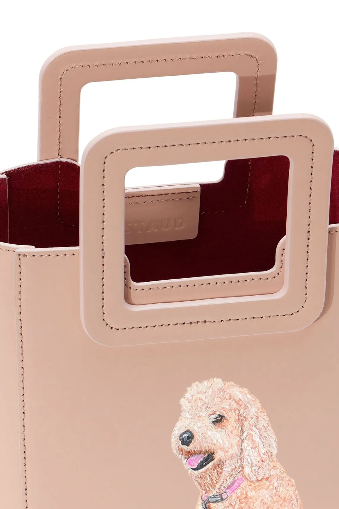 CUSTOM MINI SHIRLEY LEATHER BAG BLUSH