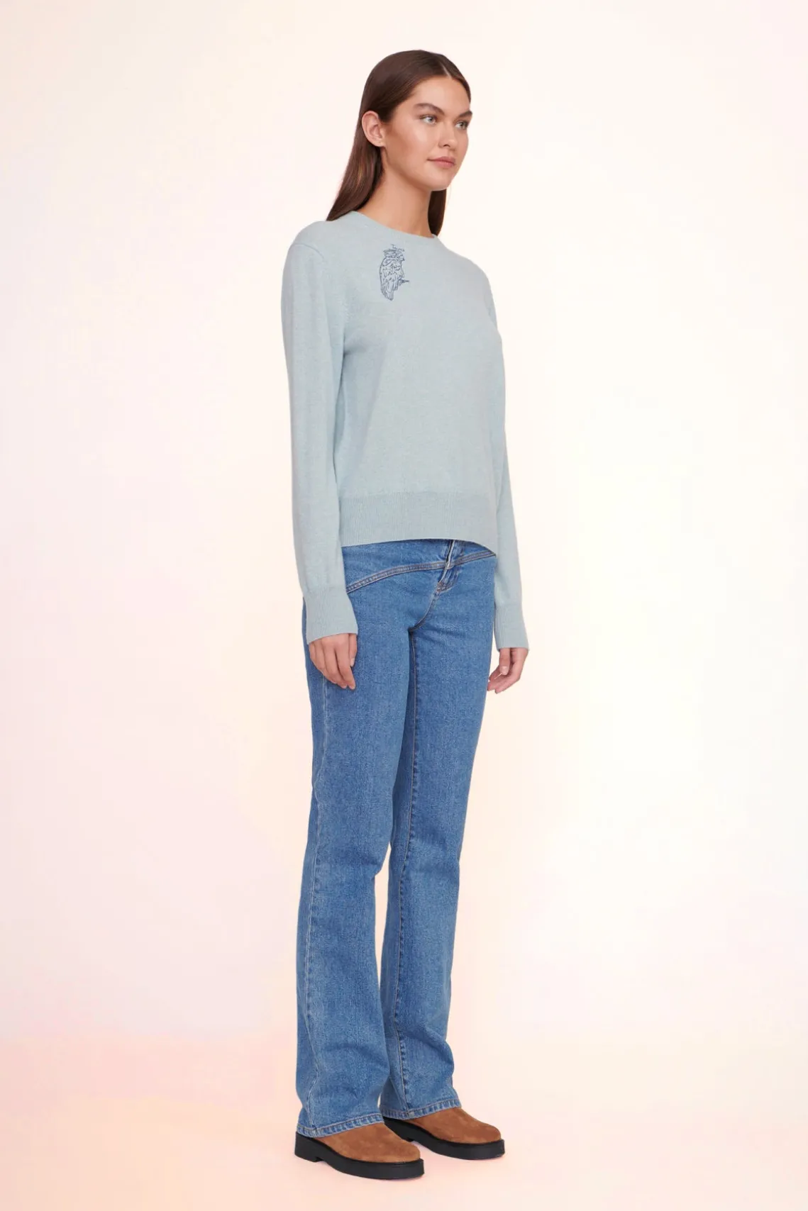 CUSTOM STAUD x C.BONZ CASHMERE SWEATER LIGHT BLUE