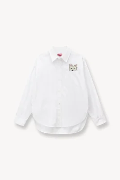CUSTOM STAUD x C.BONZ CLASSIC OVERSIZED SHIRT  WHITE