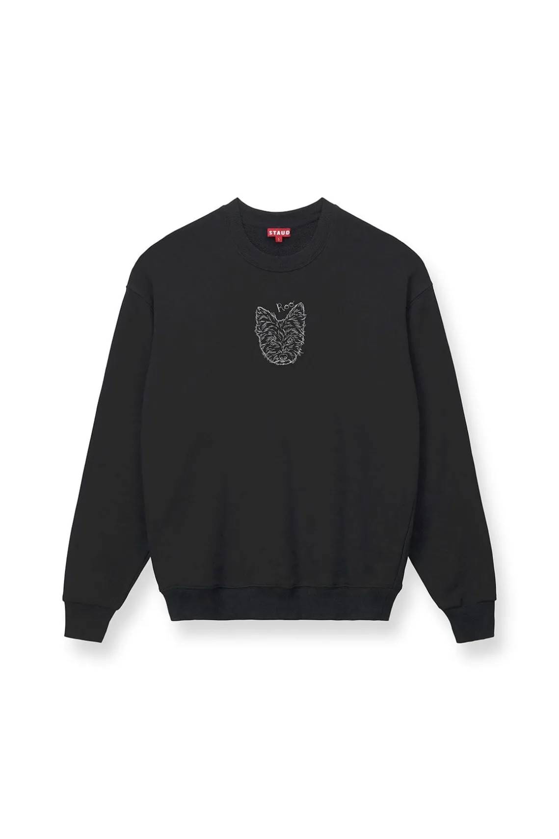 CUSTOM STAUD x C.BONZ OVERSIZED SWEATSHIRT BLACK