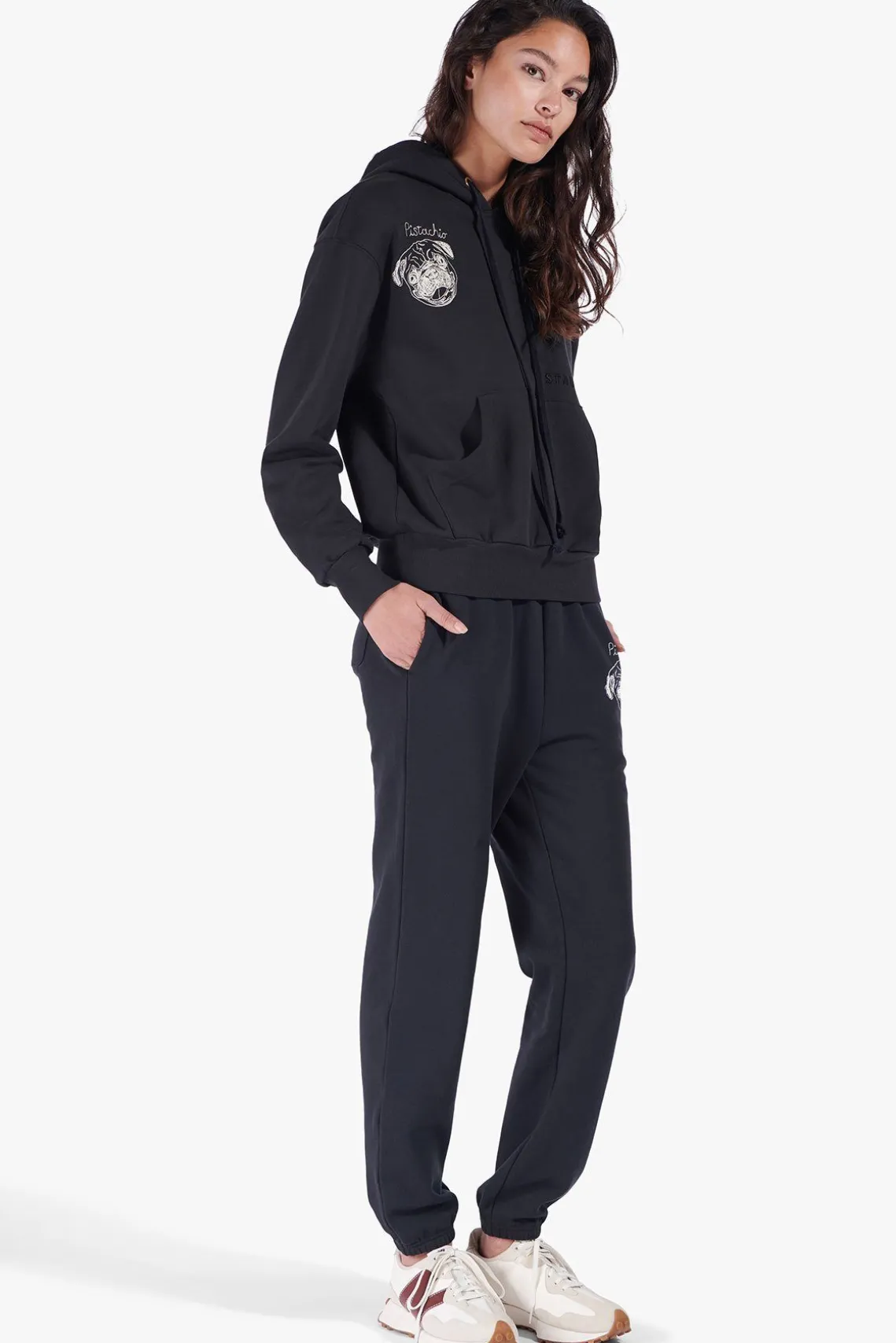 CUSTOM STAUD x C.BONZ SWEATPANT BLACK