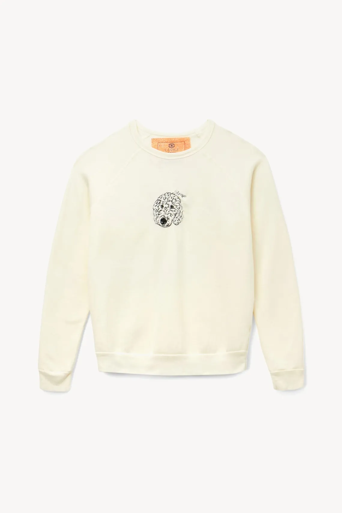 CUSTOM STAUD x C.BONZ SWEATSHIRT CREAM