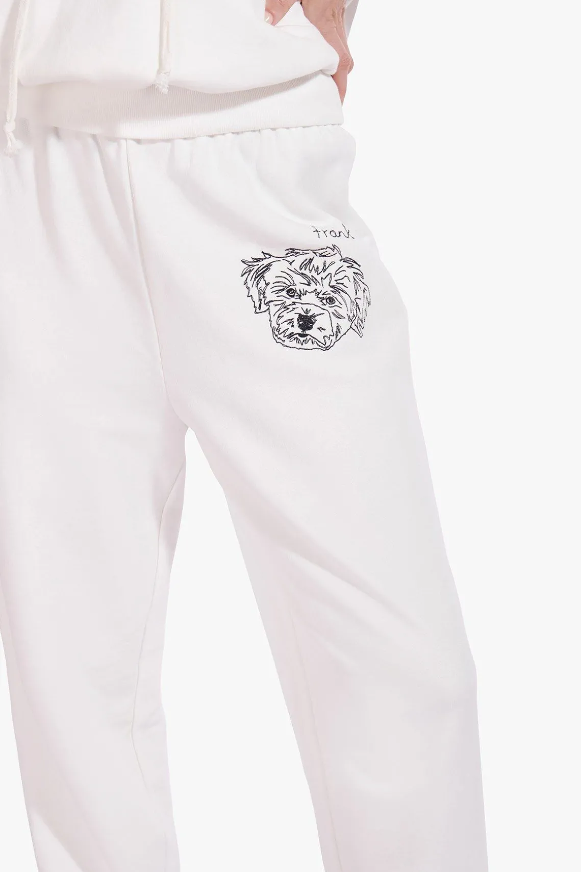 CUSTOM STAUD x C.BONZ SWEATPANT IVORY