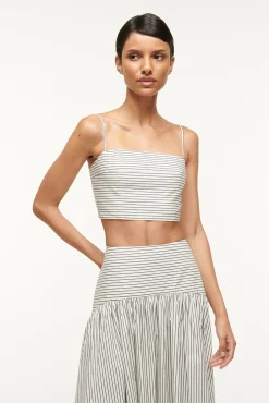 FEDERICO TOP IVORY MICRO STRIPE