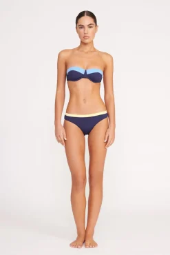 GEMMA BIKINI BOTTOM NAVY COLORBLOCK