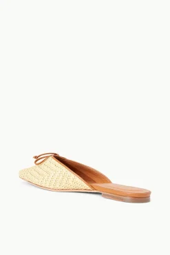 GINA MULE NATURAL RAFFIA