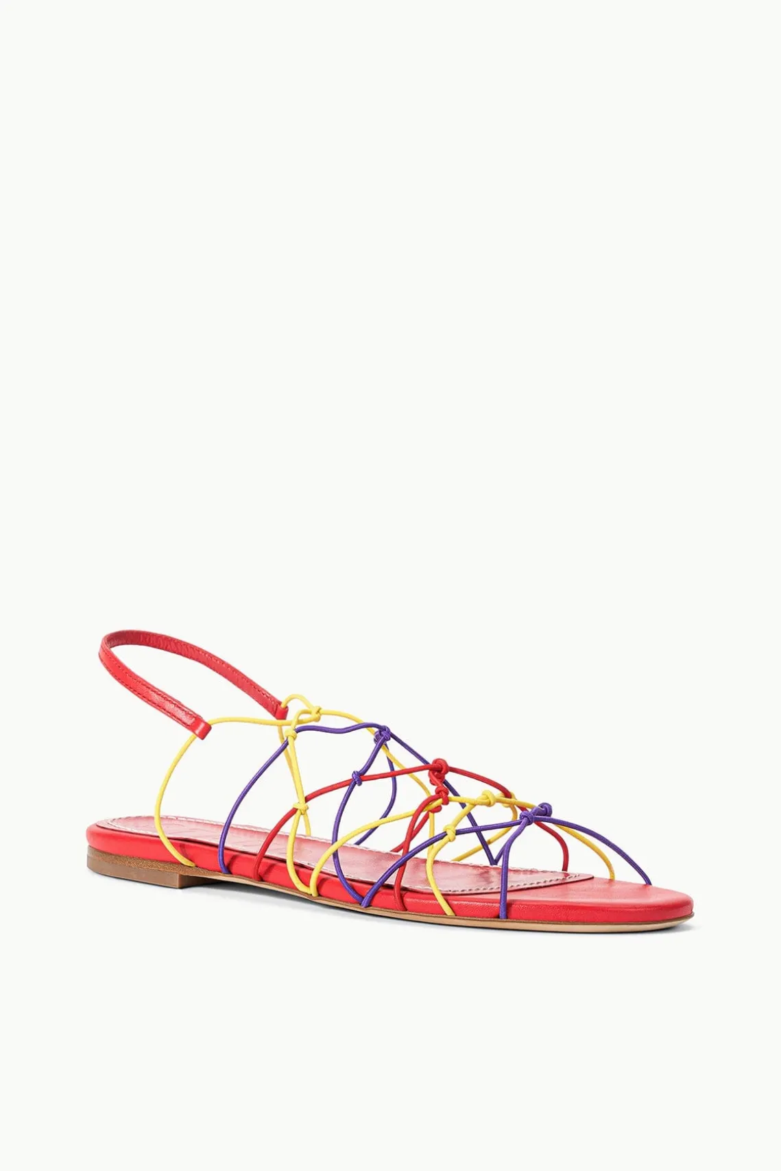 GIO KNOT SANDAL RED ROSE MULTI